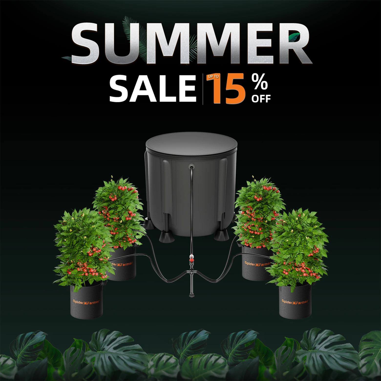 Spider Farmer Automatic Drip Irrigation System for Plants Water Pump with 8 Drip Emitters
Spider Farmer Automatic Drip Irrigation System for Plants Water Pump with 8 Drip Emitters