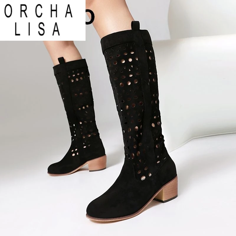 ORCHA LISA 2025 New Summer Boots Round Toe Chunky Heels 4.8cm Flock Suede Slip On Large Size 45 46 47 Soft Casual Daily Booties
ORCHA LISA 2025 New Summer Boots Round Toe Chunky Heels 4.8cm Flock Suede Slip On Large Size 45 46 47 Soft Casual Daily Booties