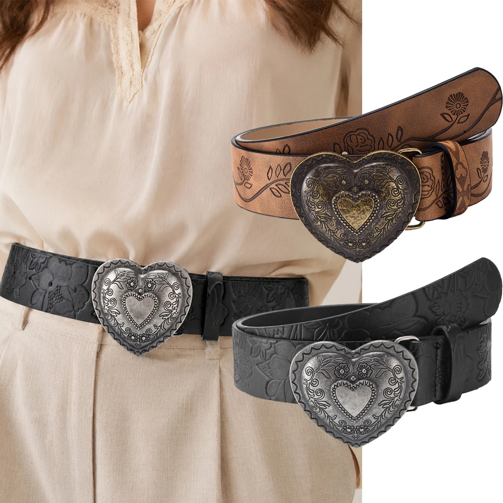 New Retro Love Smooth Buckle Belt High Quality Women's Casual Belt Fashionable Women's Clothing Accessories
New Retro Love Smooth Buckle Belt High Quality Women's Casual Belt Fashionable Women's Clothing Accessories