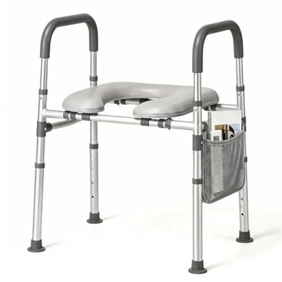 Raised Toilet Seat with Handles Adjustable Toilet Seat Riser Suitable for The Elderly/Pregnant Women/Postoperative Patients Sui
Raised Toilet Seat with Handles Adjustable Toilet Seat Riser Suitable for The Elderly/Pregnant Women/Postoperative Patients Sui