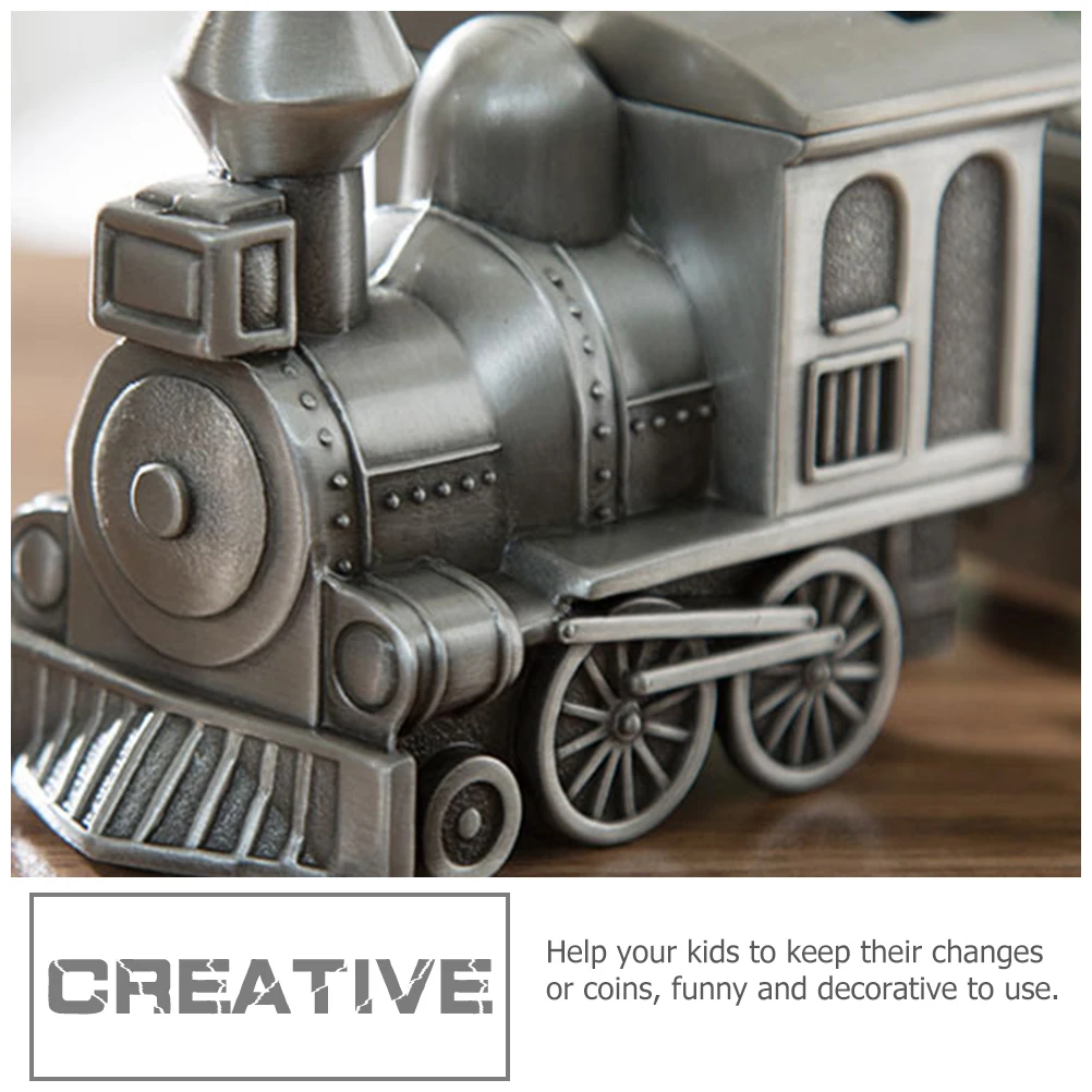 Train Shaped Wood Hauling Piggy Bank Grey Coin Storage Jar For Kids Unique Money Saving Pot Desktop Decor Home Decorative Saving
Train Shaped Wood Hauling Piggy Bank Grey Coin Storage Jar For Kids Unique Money Saving Pot Desktop Decor Home Decorative Saving
