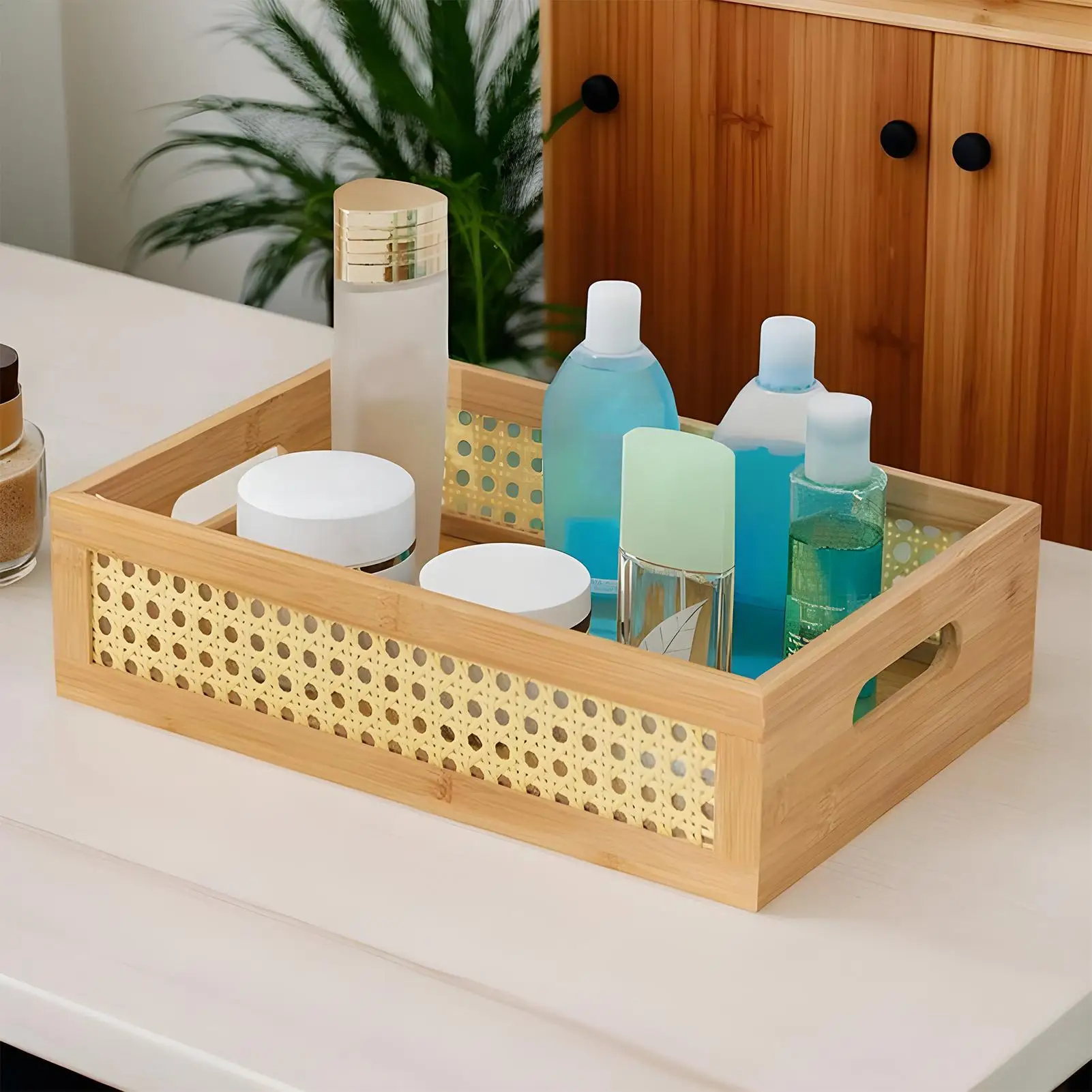 Natural Rattan Storage Baskets Boho Woven Organizer Bin Rustic Storage Container Crate With Handles For Snacks Toys Books
Natural Rattan Storage Baskets Boho Woven Organizer Bin Rustic Storage Container Crate With Handles For Snacks Toys Books