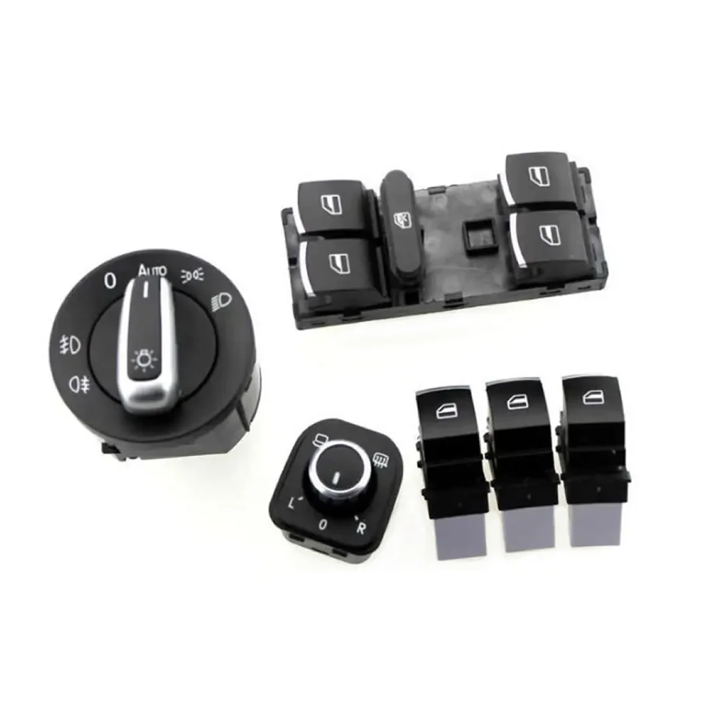 Headlight Side Mirror Master Window Door Switch 6pcs/Set for Volkswagen Golf MK5 MK6 Jetta MK3 Passat B6 CC
Headlight Side Mirror Master Window Door Switch 6pcs/Set for Volkswagen Golf MK5 MK6 Jetta MK3 Passat B6 CC