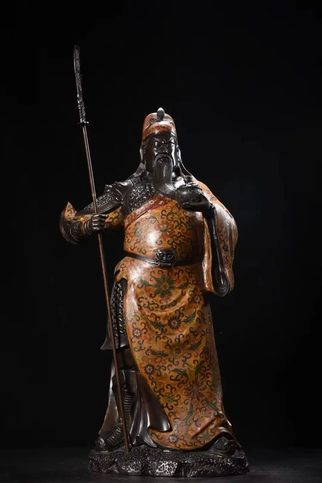 26-дюймовая коллекция тибетского храма, старая бронза, эмаль Cloisonn, Гуань Юй, бессмертный Будда Гуань Ди Шэн Джун, зал поклонения, городской дом
26-дюймовая коллекция тибетского храма, старая бронза, эмаль Cloisonn, Гуань Юй, бессмертный Будда Гуань Ди Шэн Джун, зал поклонения, городской дом