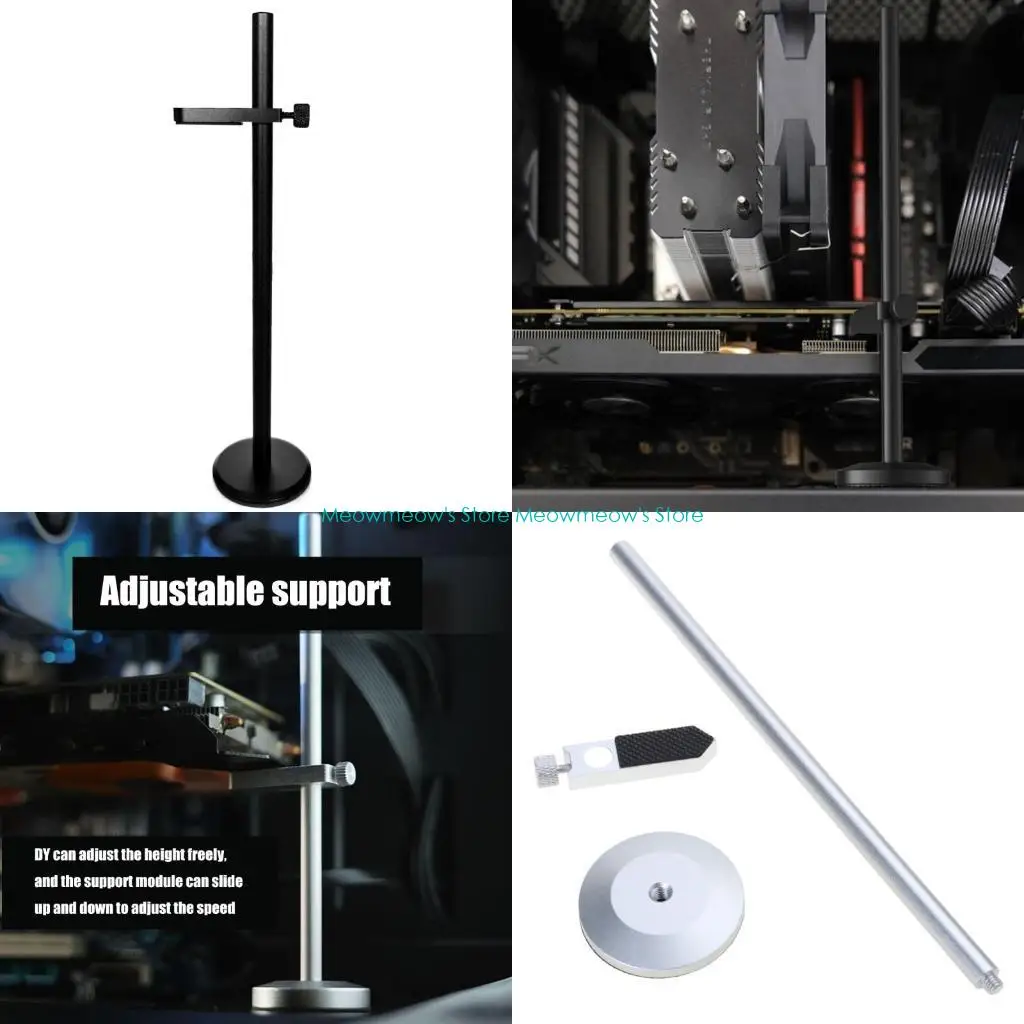 W91A GPU Support Bracket Graphics Card Brace GPU Support Stand Adjustable Aluminum Video Card Sag Holder Support Stand
W91A GPU Support Bracket Graphics Card Brace GPU Support Stand Adjustable Aluminum Video Card Sag Holder Support Stand