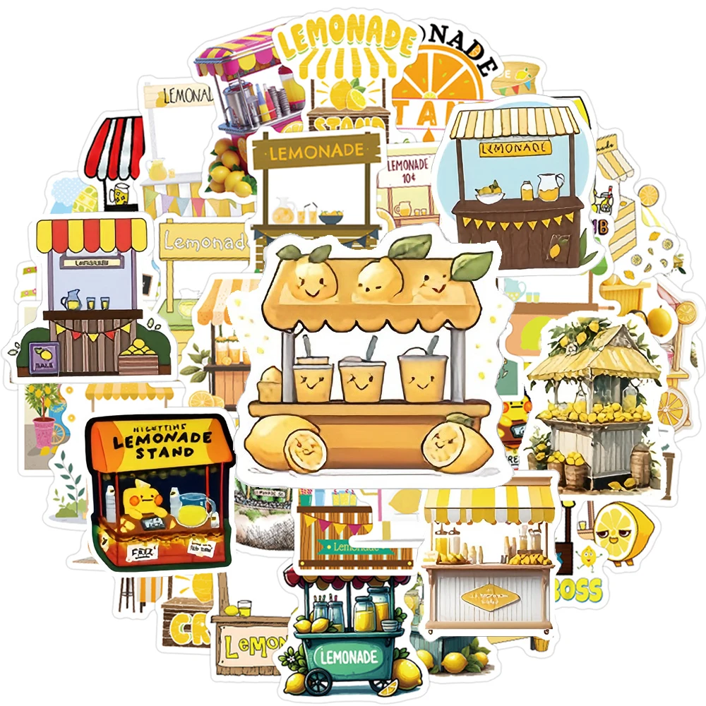 10/30/55pcs Cartoon Cute Lemonade Stand Stickers Kawaii Fruit Lemon Decals Waterproof DIY Suitcase Guitar Aesthetic Sticker Pack
10/30/55pcs Cartoon Cute Lemonade Stand Stickers Kawaii Fruit Lemon Decals Waterproof DIY Suitcase Guitar Aesthetic Sticker Pack