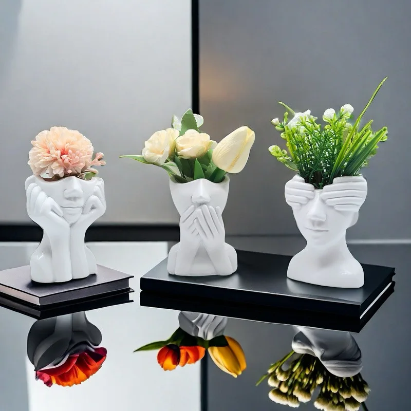 Resin Nordic figure art vase room decor miniature items offices table decoration & accessories home garden bedroom decorations
Resin Nordic figure art vase room decor miniature items offices table decoration & accessories home garden bedroom decorations