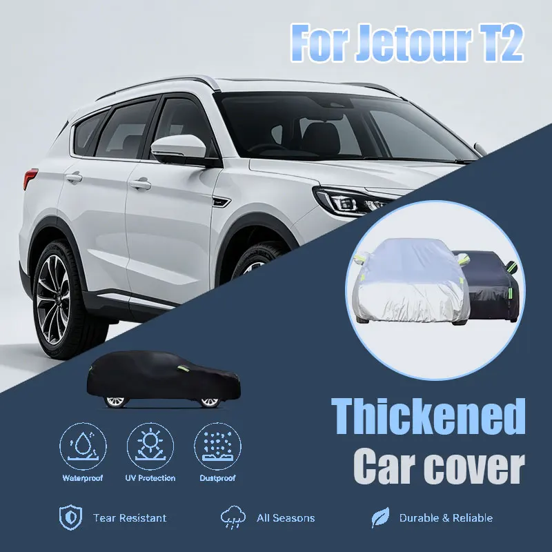 For Jetour T2 Full Car Cover Reflective Strips Waterproof Snowproof Dustproof UV Protection Outdoor Auto Accessories
For Jetour T2 Full Car Cover Reflective Strips Waterproof Snowproof Dustproof UV Protection Outdoor Auto Accessories