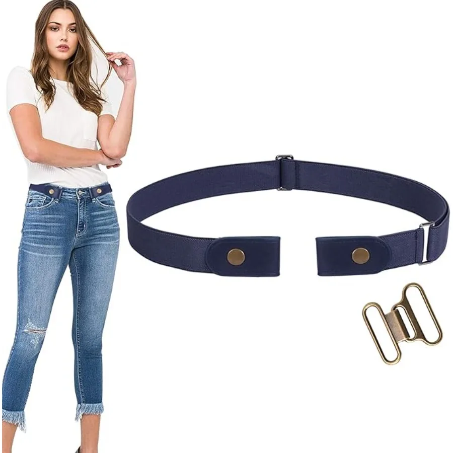 No Buckle Stretch Belt for Women and Men Elastic Waist Belt up to 72 Inches for Jeans Pants,Pants Size 31"-50",E-blue+blue Leather
No Buckle Stretch Belt for Women and Men Elastic Waist Belt up to 72 Inches for Jeans Pants,Pants Size 31"-50",E-blue+blue Leather