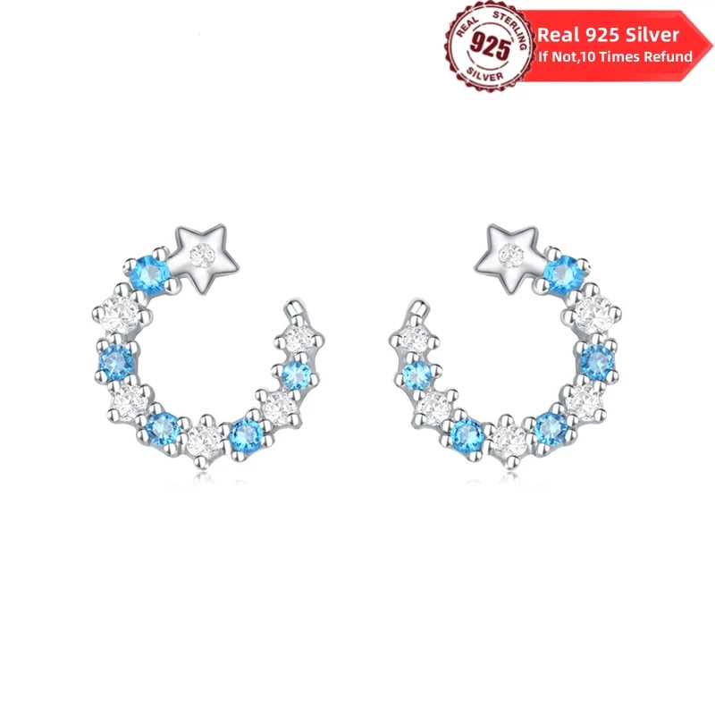 Hot Sale Original 925 Sterling Silver Rings Shooting star Sparkling Wedding For Women Sun and Moon Ring Crystals Jewelry
Hot Sale Original 925 Sterling Silver Rings Shooting star Sparkling Wedding For Women Sun and Moon Ring Crystals Jewelry