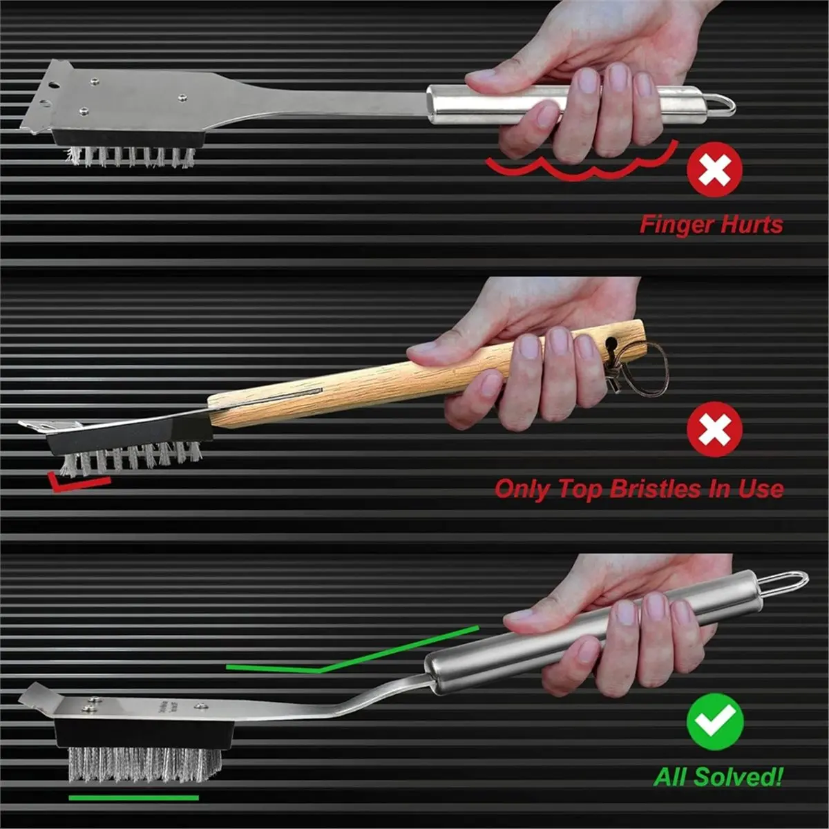 Grill Brus, Wire BBQ Grill Brush for Outdoor Grill, Grill Cleaning Brush BBQ Grill Accessories
Grill Brus, Wire BBQ Grill Brush for Outdoor Grill, Grill Cleaning Brush BBQ Grill Accessories