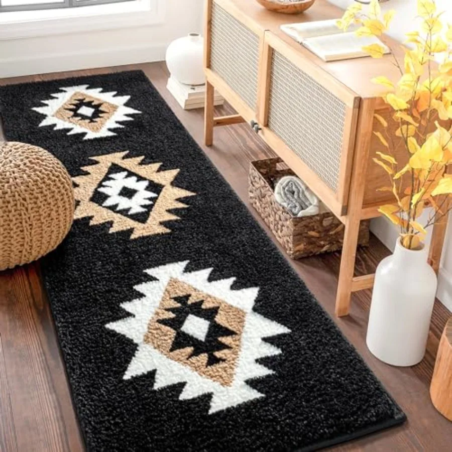 Bathroom Runner Rug 24x60 Aztec Non-Slip Machine Washable Long Bath Mat Boho Tribal Geometric Soft Absorbent Carpet for Bathroo
Bathroom Runner Rug 24x60 Aztec Non-Slip Machine Washable Long Bath Mat Boho Tribal Geometric Soft Absorbent Carpet for Bathroo