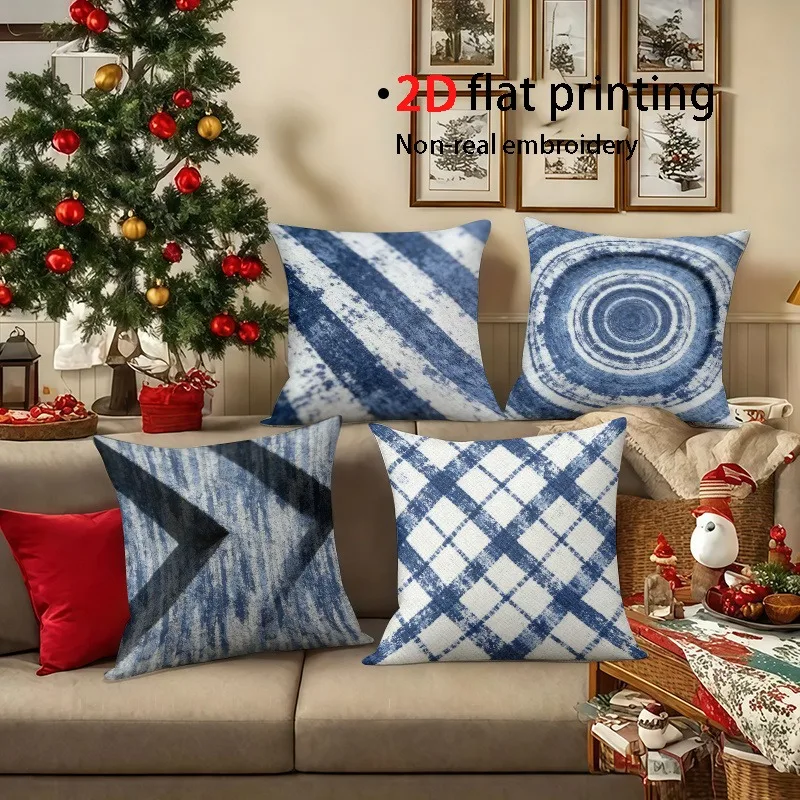 Наволочка с классическим сине-белым узором: стильный чехол для подушки с геометрическим дизайном для элегантного дивана, гостиной, домашнего декора
Наволочка с классическим сине-белым узором: стильный чехол для подушки с геометрическим дизайном для элегантного дивана, гостиной, домашнего декора