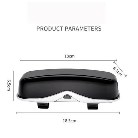 Pour Toyota Corolla Camry RAV4 Prado Highlander CHR Venza Sienna étui à lunettes de voiture boîte de lunettes de soleil de voiture boîte de matériel de fourrure