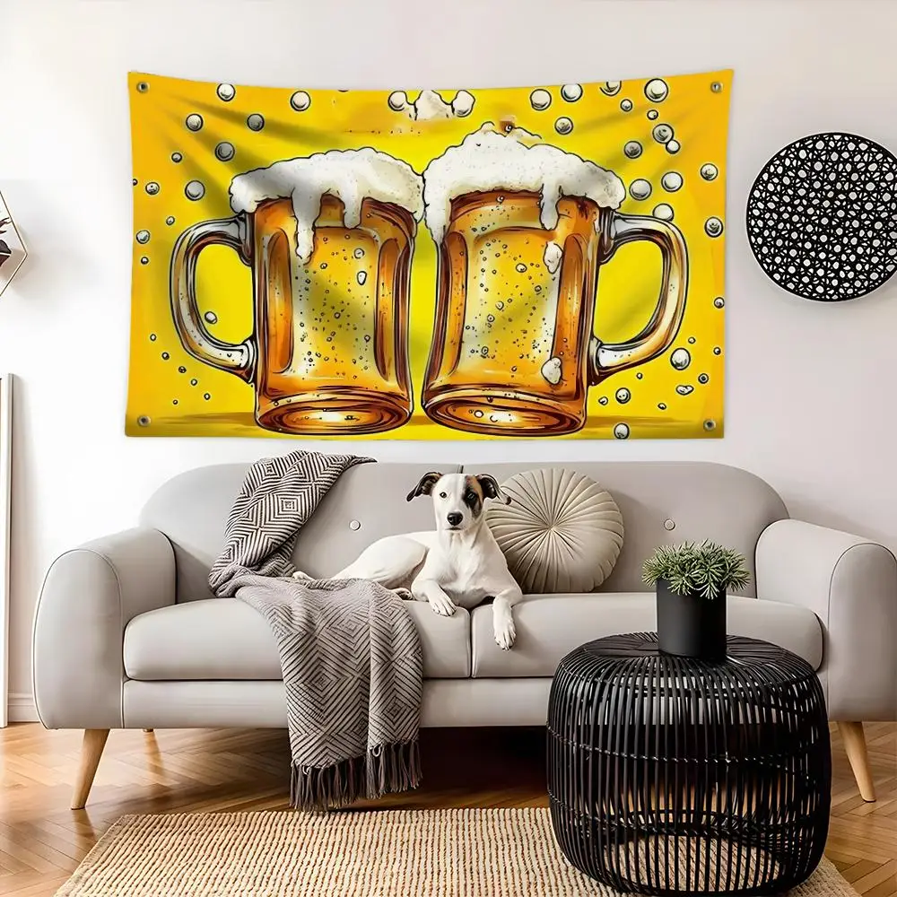 Beer Time Flags Custom Camping Outdoor Garden room Bedroom Decor Party Backdrops Wall Art Family Gifts
Beer Time Flags Custom Camping Outdoor Garden room Bedroom Decor Party Backdrops Wall Art Family Gifts