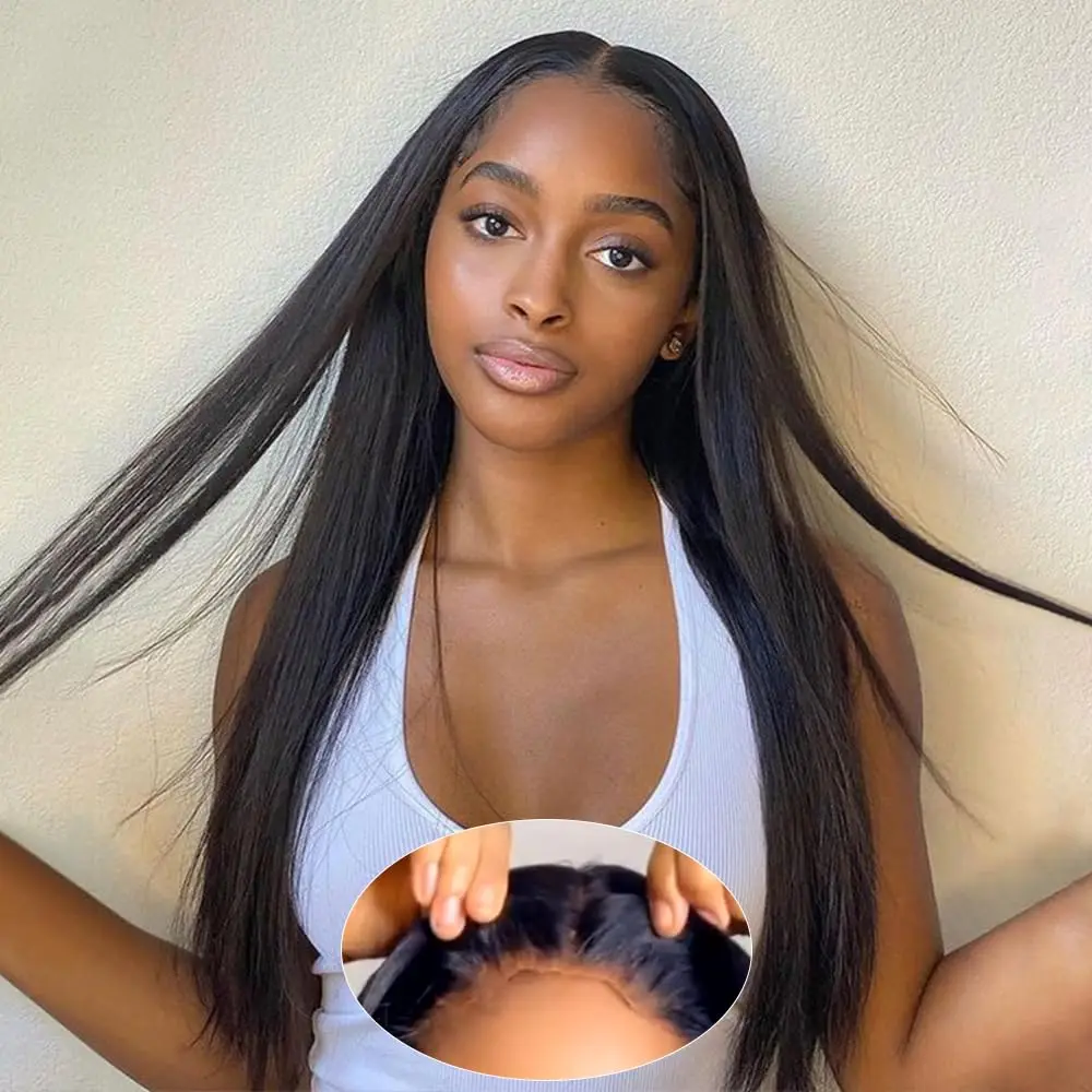 5x5 HD Lace Closure Wigs Human Hair Straight 5x5 Closure Wig Pre Plucked with Baby Hair 180% Density for Women Natural Color
5x5 HD Lace Closure Wigs Human Hair Straight 5x5 Closure Wig Pre Plucked with Baby Hair 180% Density for Women Natural Color