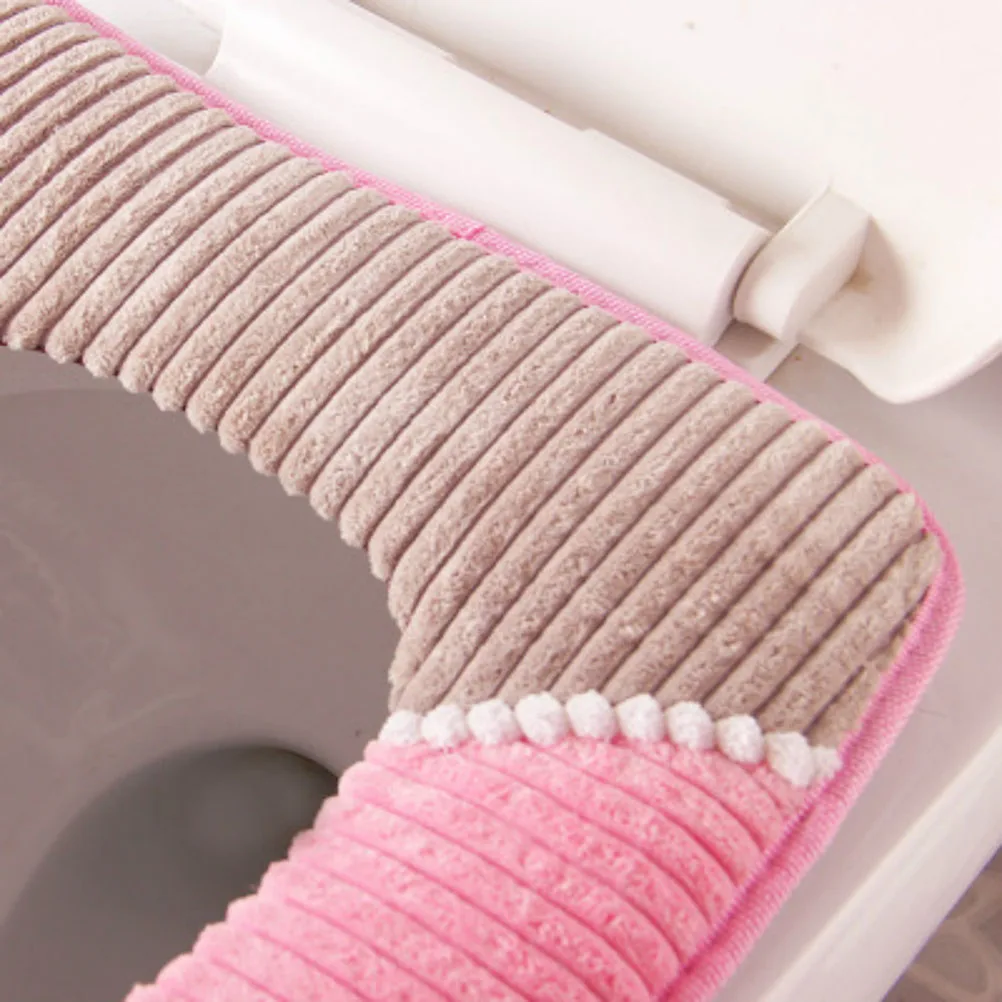 Corduroy Toilet Seat Cover Thickened Cushion Winter Pad Waterproof Warm Seats Home Bathroom Soft Reusable Machine Washable
Corduroy Toilet Seat Cover Thickened Cushion Winter Pad Waterproof Warm Seats Home Bathroom Soft Reusable Machine Washable