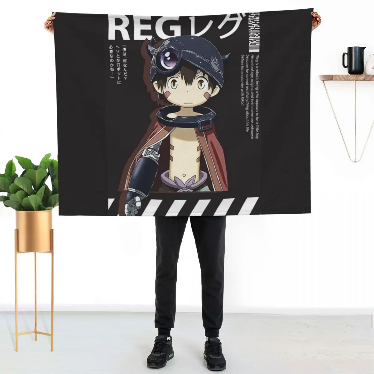 Made in Abyss, Reg. Throw Blanket Machine Washable Soft Warm Blanket
Made in Abyss, Reg. Throw Blanket Machine Washable Soft Warm Blanket