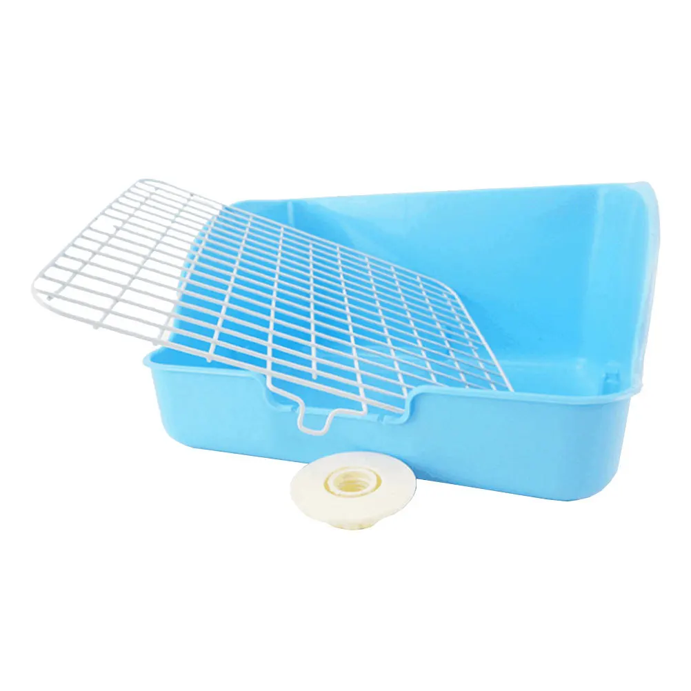 Fixed Rabbit Toilet Sky-Blue Heavy Duty Pp Pet Toilet Tray Box Wall Design Litter Containment For Guinea Pig Chinchilla 
Fixed Rabbit Toilet Sky-Blue Heavy Duty Pp Pet Toilet Tray Box Wall Design Litter Containment For Guinea Pig Chinchilla