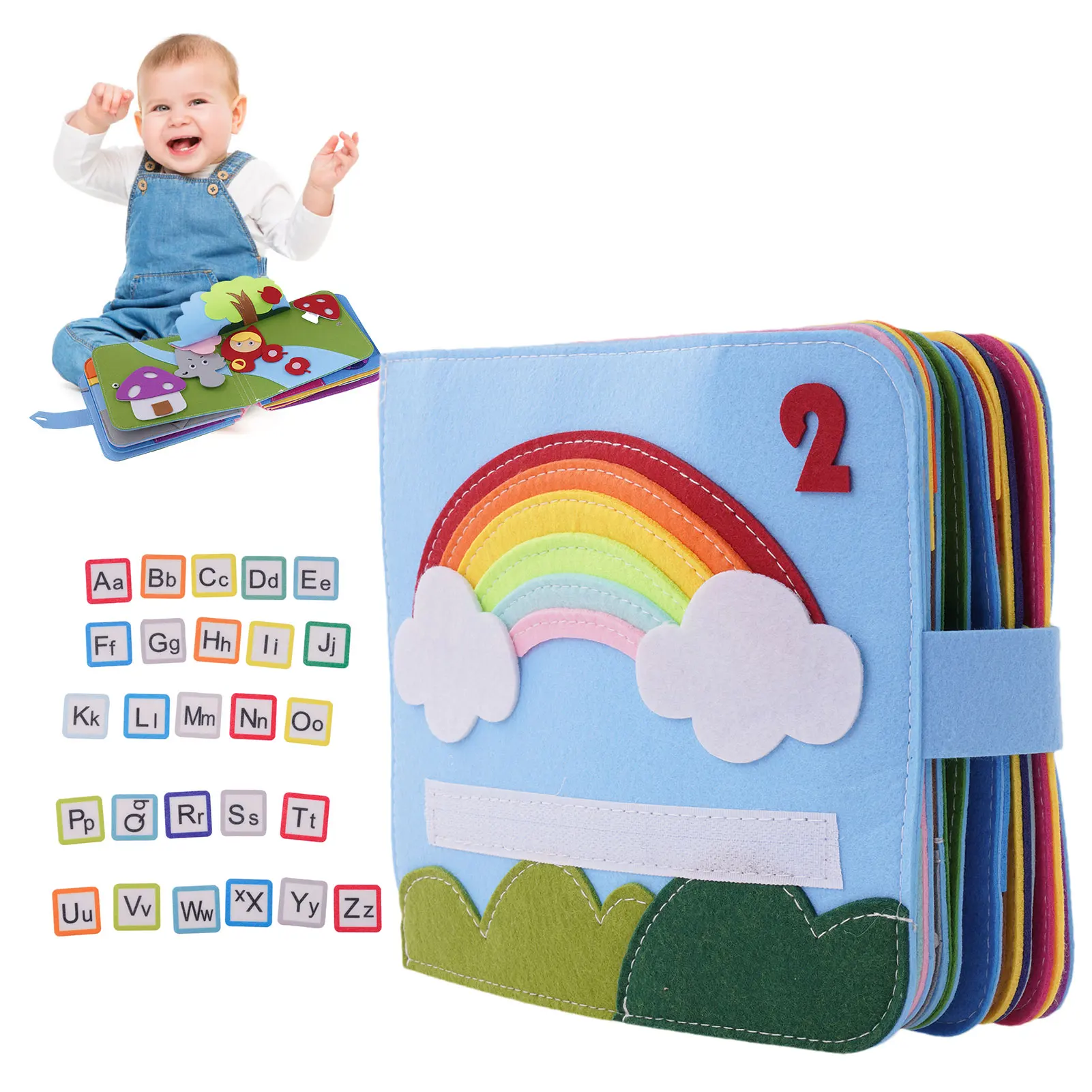 Toddler Felt Book 16 Theme Interactive Felt Busy Book For Kids Ultra Soft Baby Books Toddler Learning Sensory Story Book For
Toddler Felt Book 16 Theme Interactive Felt Busy Book For Kids Ultra Soft Baby Books Toddler Learning Sensory Story Book For