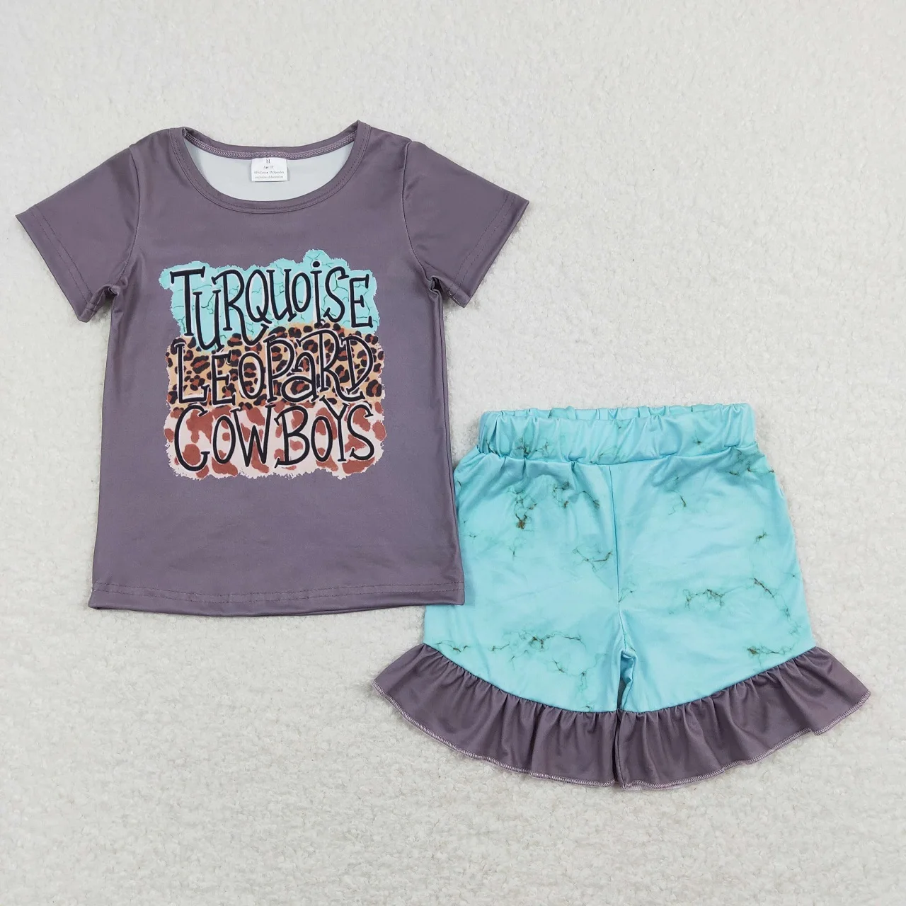 Wholesale Kids Toddler Western Clothes Children Baby Girl Short Sleeves Leopard Cowboys Shirt Shorts Set Infant Summer Outfit
Wholesale Kids Toddler Western Clothes Children Baby Girl Short Sleeves Leopard Cowboys Shirt Shorts Set Infant Summer Outfit