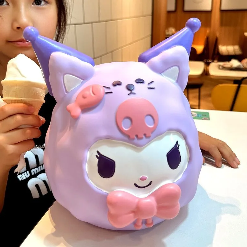 Kuromi Anime Kawaii Sanrio Ins Fashion Baby Piggy Bank Cute Large Capacity Popular Children Storage Case Gifts for Kids
Kuromi Anime Kawaii Sanrio Ins Fashion Baby Piggy Bank Cute Large Capacity Popular Children Storage Case Gifts for Kids