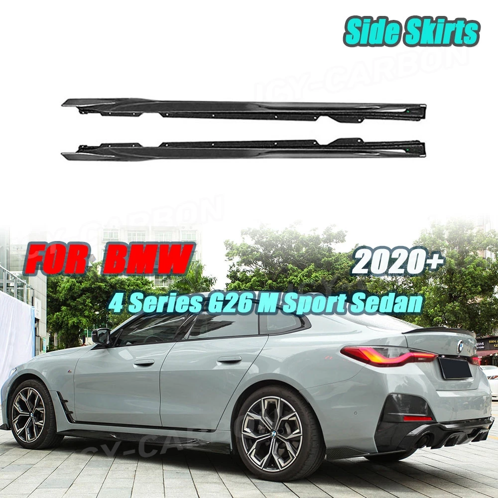 Dry Carbon Fiber Side Skirts For BMW 4 Series G26 M Sport Sedan 2020+ Car Exterior Accessories Parts
Dry Carbon Fiber Side Skirts For BMW 4 Series G26 M Sport Sedan 2020+ Car Exterior Accessories Parts