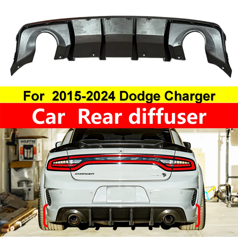 Rear diffuser kit for Dodge Charger SRT, model diffuser, modified enveloping accessories, lower bumper protection, 2015-2024
Rear diffuser kit for Dodge Charger SRT, model diffuser, modified enveloping accessories, lower bumper protection, 2015-2024