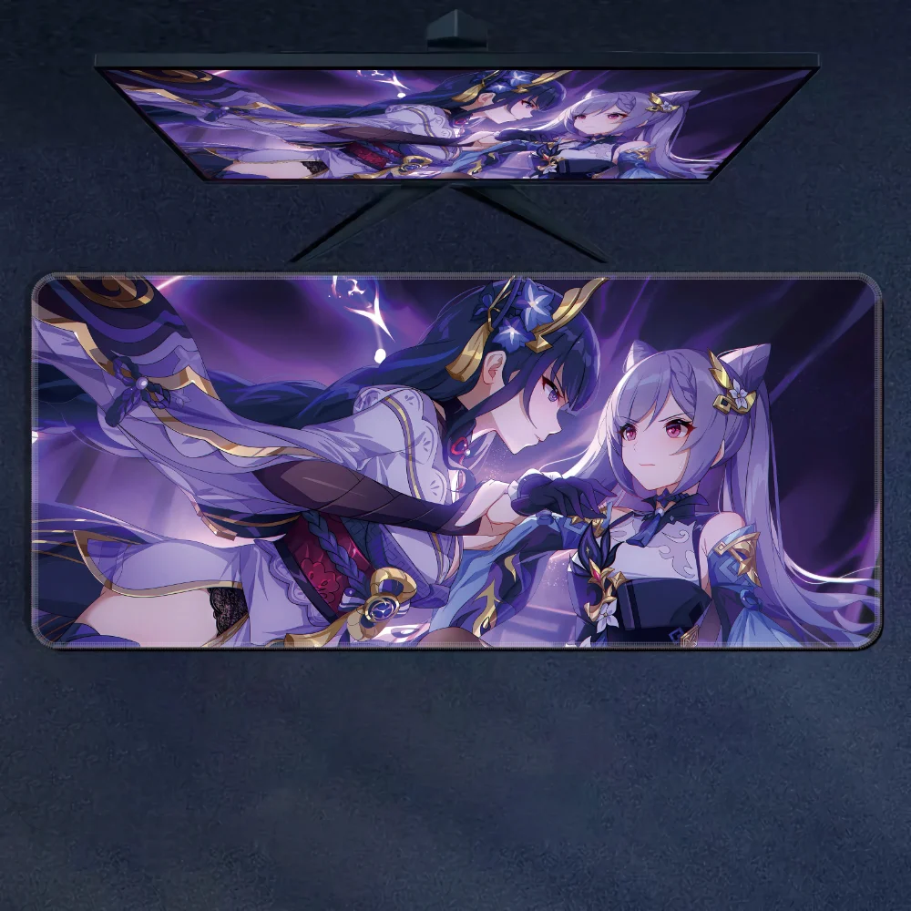 Two-Dimensional Girl Keqing Ganyu Anime Cartoon Gaming Mouse Pad Anti-Slip Rubber Desk Mat Keyboard Accessories
Two-Dimensional Girl Keqing Ganyu Anime Cartoon Gaming Mouse Pad Anti-Slip Rubber Desk Mat Keyboard Accessories
