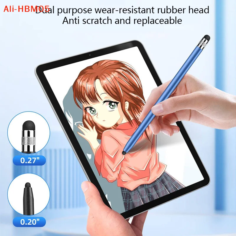(HB05)14cm Universal Pencil Dual Silicon Head Touch Capacitive Screen Stylus Caneta Capacitiva Pen For pad Tablet Smartphone
(HB05)14cm Universal Pencil Dual Silicon Head Touch Capacitive Screen Stylus Caneta Capacitiva Pen For pad Tablet Smartphone