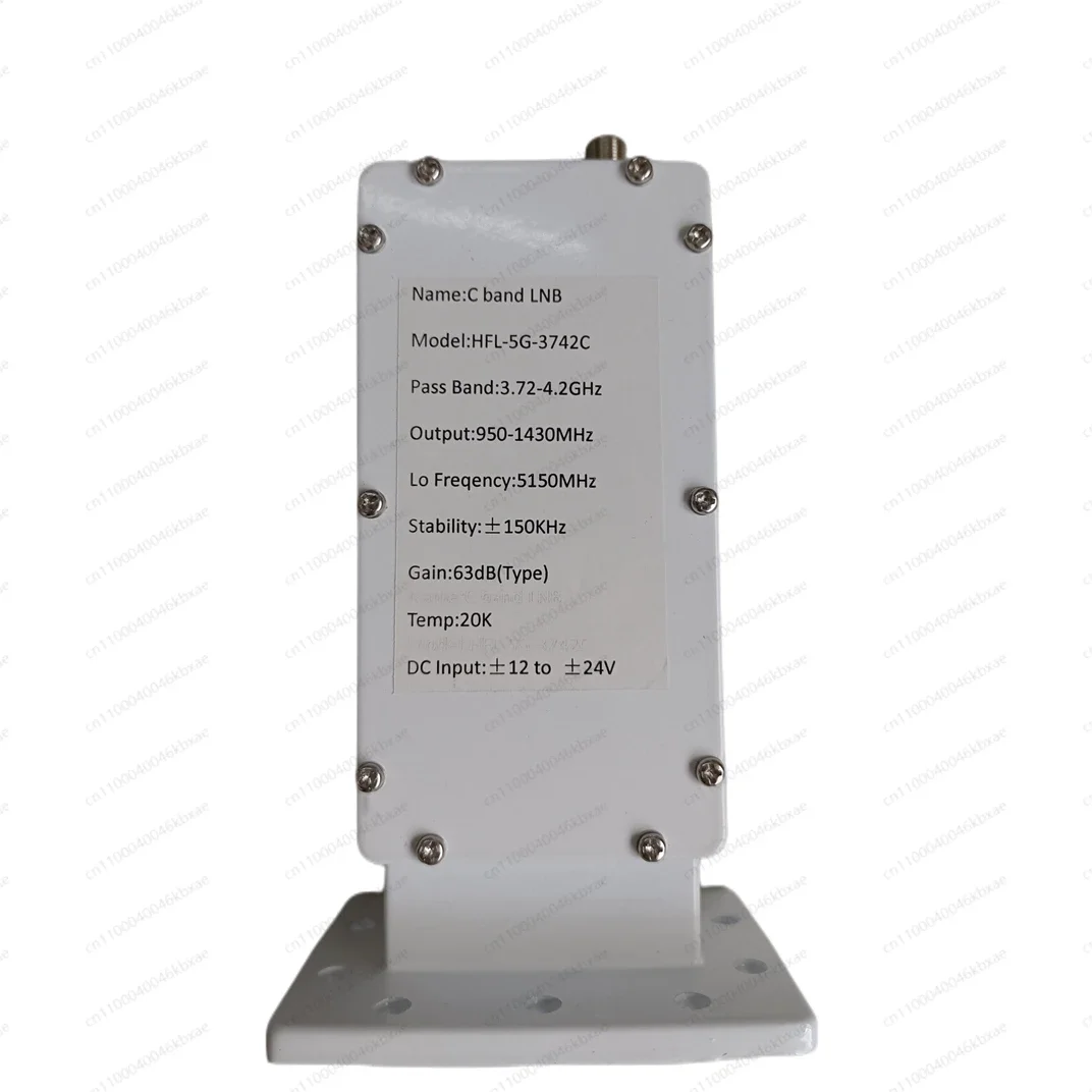 Engineering Type 5G 3742C Low Loss High Gain 20K Waterproof High Definition 3.7-4.2GHz C BAND LNB
Engineering Type 5G 3742C Low Loss High Gain 20K Waterproof High Definition 3.7-4.2GHz C BAND LNB