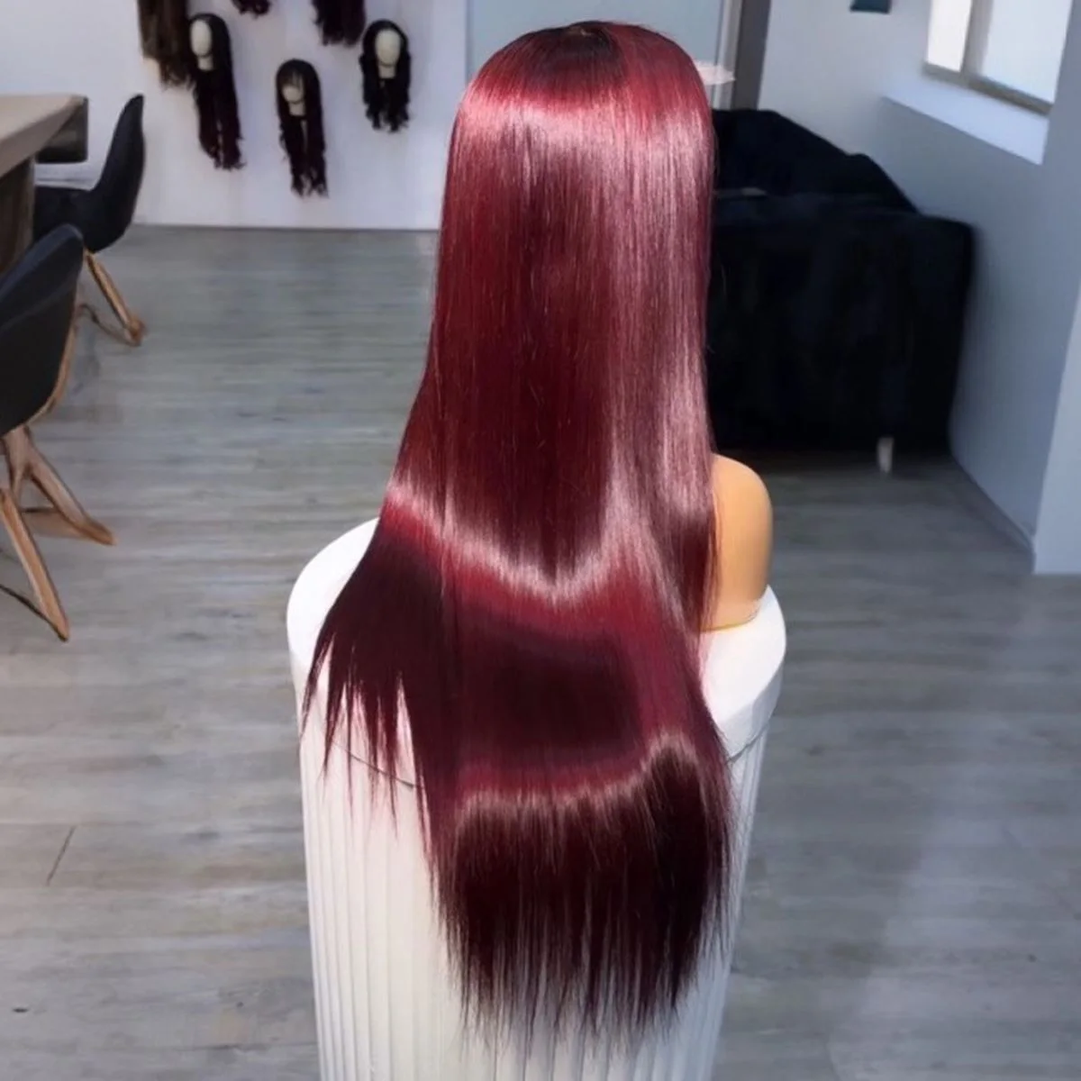 Плотность 220% 99j Бордовый 13x4 HD Прозрачные кружевные фронтальные парики из натуральных волос Предварительно выщипанные цветные бразильские прямые парики из человеческих волос
Плотность 220% 99j Бордовый 13x4 HD Прозрачные кружевные фронтальные парики из натуральных волос Предварительно выщипанные цветные бразильские прямые парики из человеческих волос