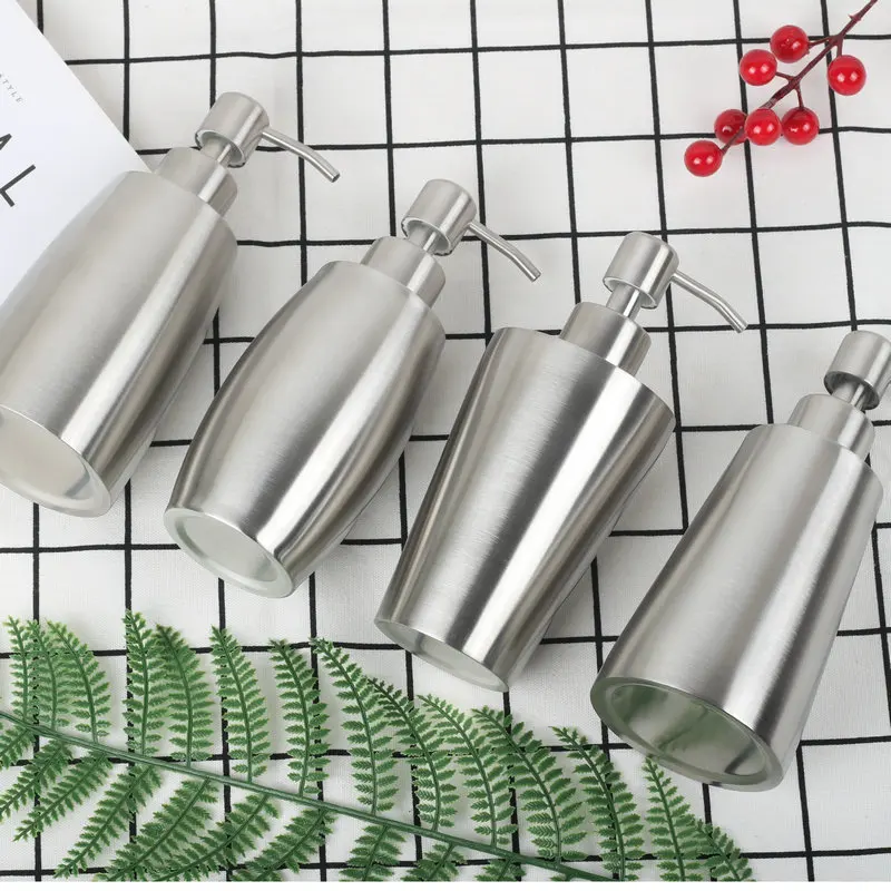 Oval Shaped 304 Stainless Steel Soap Dispenser Conical Hand Soap Bottle 350ml 400ml
Oval Shaped 304 Stainless Steel Soap Dispenser Conical Hand Soap Bottle 350ml 400ml