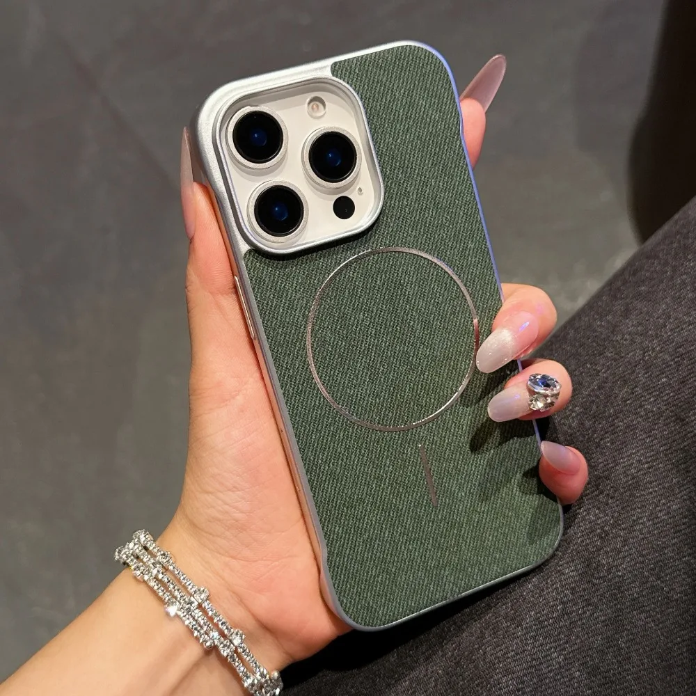 Luxury Magnetic Slim Case For iPhone 17 16 15 14 Pro Max Plus Dark Gray Linen Texture Frameless Shockproof Protective Cover
Luxury Magnetic Slim Case For iPhone 17 16 15 14 Pro Max Plus Dark Gray Linen Texture Frameless Shockproof Protective Cover