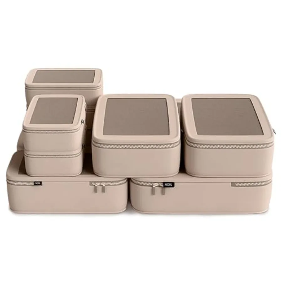 Compressible Packing Cubes Set, 6 Pieces Travel Packing Organizers, Compression Luggage Cubes for Suitcases and Carry On, Space
Compressible Packing Cubes Set, 6 Pieces Travel Packing Organizers, Compression Luggage Cubes for Suitcases and Carry On, Space