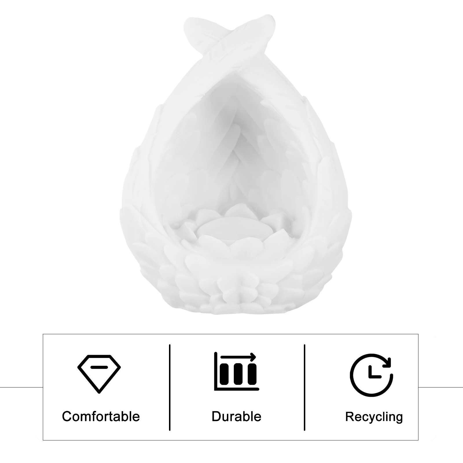 1Pcs Crystal-Ball Storage Base Resin Angel Wing Sculpture Decorative Ornament for Home Office and Practical
1Pcs Crystal-Ball Storage Base Resin Angel Wing Sculpture Decorative Ornament for Home Office and Practical