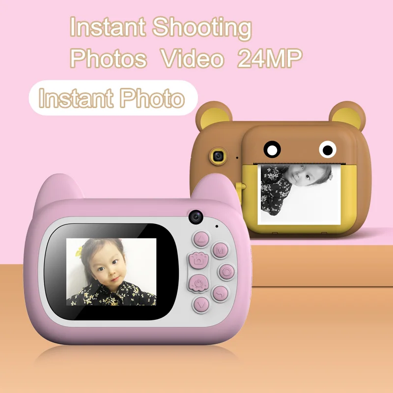 Kids Video Photo Camera With Print Children's Instant Print Camera ToysInstantane Print Camera For Kids Girls Christmas Gift
Kids Video Photo Camera With Print Children's Instant Print Camera ToysInstantane Print Camera For Kids Girls Christmas Gift