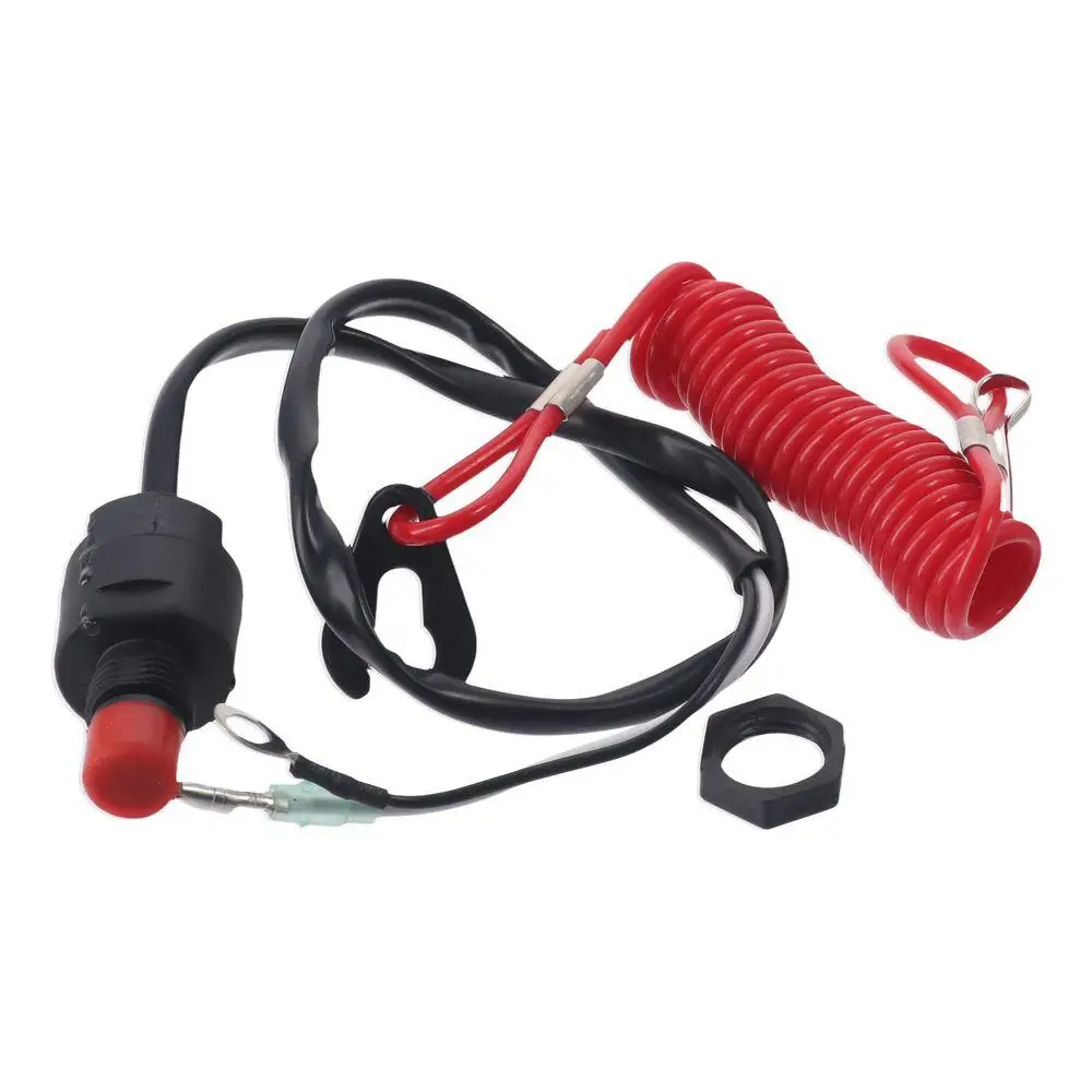 Durable Polyurethane Boat Kill Switch Rubber Brass and Lanyard ABS 18-65450 for 40HP
Durable Polyurethane Boat Kill Switch Rubber Brass and Lanyard ABS 18-65450 for 40HP