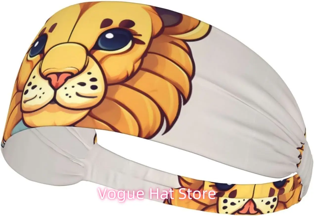 Elastic Exercise Headband, Outdoor Sports Elastic Headband, Fitness, Yoga, Running, Cycling Cartoon Cute Little Lion Pattern
Elastic Exercise Headband, Outdoor Sports Elastic Headband, Fitness, Yoga, Running, Cycling Cartoon Cute Little Lion Pattern