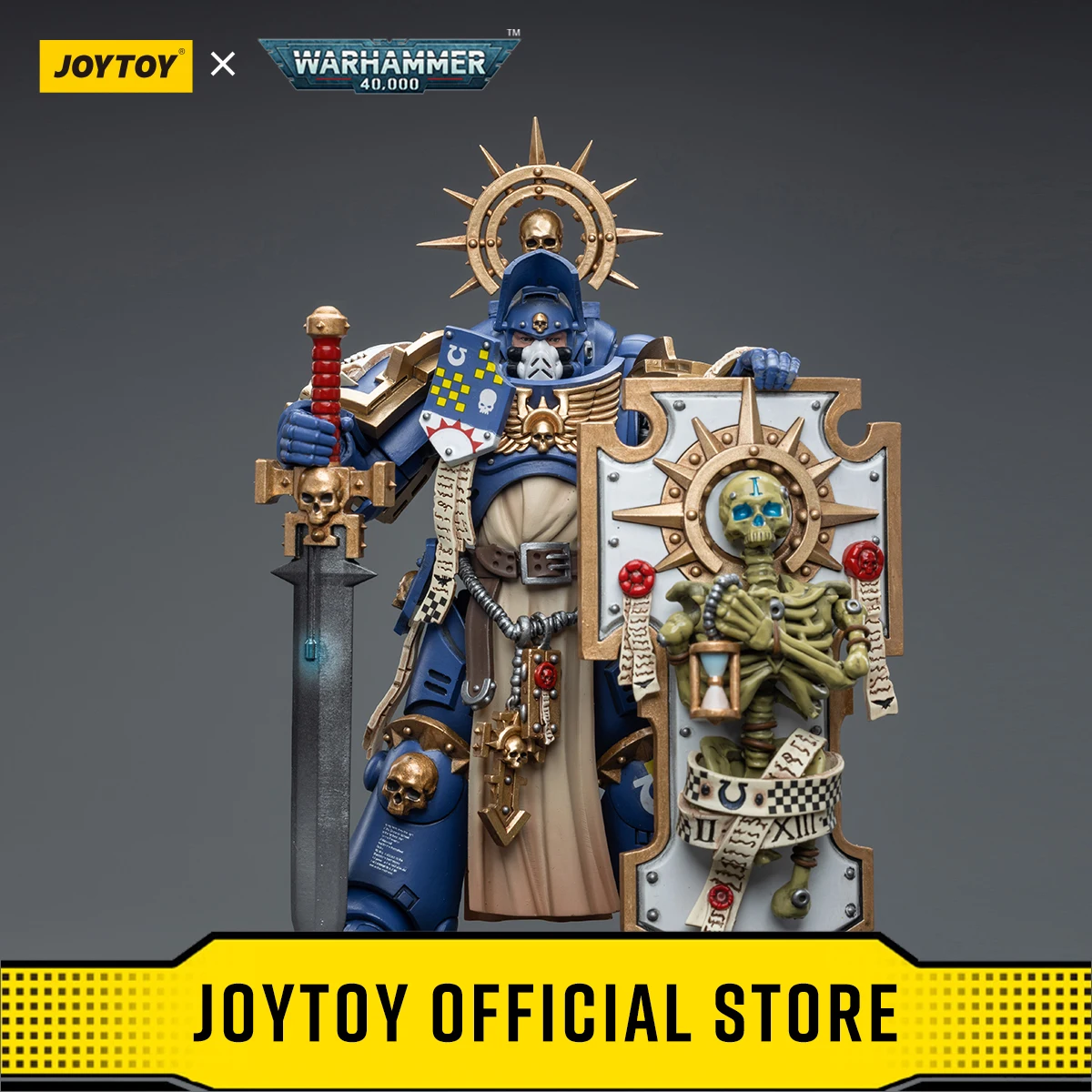 Фигурки JOYTOY Warhammer 40k 1/18, аниме, ультрамарин, капитан Primaris с реликтовым щитом и силовым мечом
Фигурки JOYTOY Warhammer 40k 1/18, аниме, ультрамарин, капитан Primaris с реликтовым щитом и силовым мечом