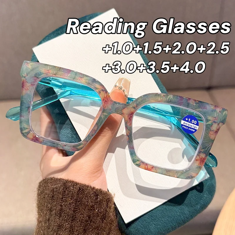 Women Fashion Style Reading Glasses Men Retro Anti Blue Light Compupter Glasses New HD Large Frame Far Sighted Eyewear Diopter
Women Fashion Style Reading Glasses Men Retro Anti Blue Light Compupter Glasses New HD Large Frame Far Sighted Eyewear Diopter