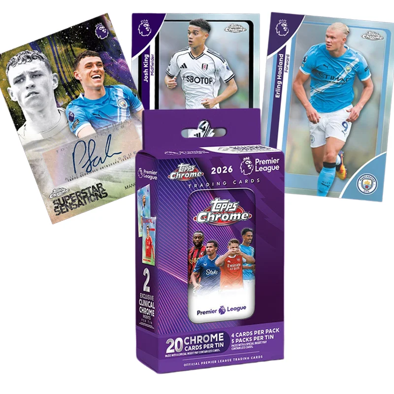 2026 Topps Premier League Chrome Soccer Star Cards Trading Cards Football Star Collection Cards Holiday Gifts
2026 Topps Premier League Chrome Soccer Star Cards Trading Cards Football Star Collection Cards Holiday Gifts