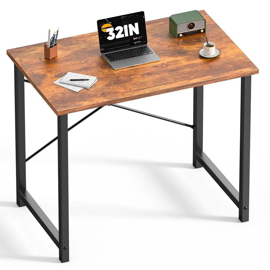 32 in Small Computer Desk for Home Office, Modern Study Work Table Simple Style for Bedroom, Writing Desks with XShaped Reinforc
32 in Small Computer Desk for Home Office, Modern Study Work Table Simple Style for Bedroom, Writing Desks with XShaped Reinforc