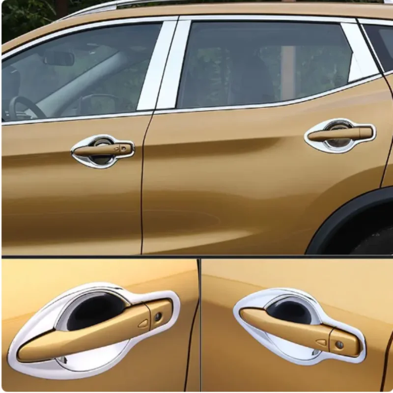 2016-2022 Nissan Qashqai door handle bowl cover decoration ABS chrome sticker auto accessories 8
2016-2022 Nissan Qashqai door handle bowl cover decoration ABS chrome sticker auto accessories 8