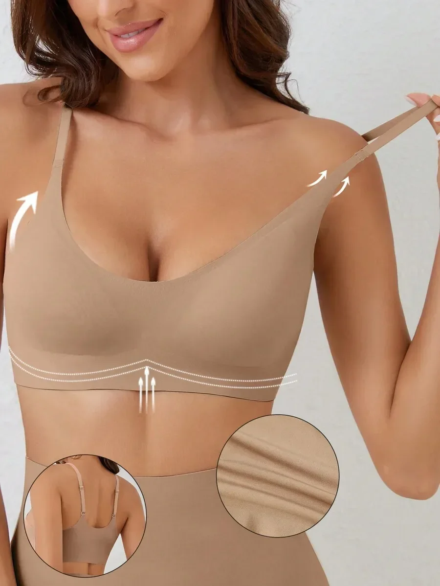 Solid Color Womens Comfortable Backless Bralette
Solid Color Womens Comfortable Backless Bralette