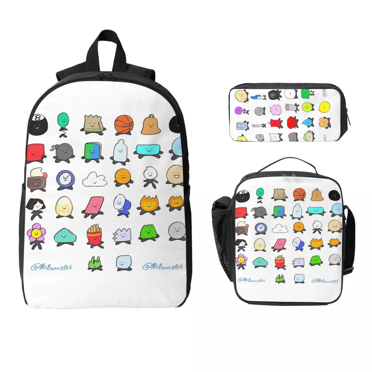 Bfdi All Contestants Pack Part Рюкзак для мальчиков и девочек BookBag Школьная сумка Сумки на плечо для ноутбука 3 шт. Изолированная сумка для обеда Пенал
Bfdi All Contestants Pack Part Рюкзак для мальчиков и девочек BookBag Школьная сумка Сумки на плечо для ноутбука 3 шт. Изолированная сумка для обеда Пенал