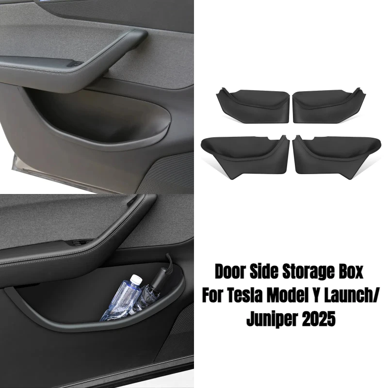 Door Side Storage Box for Tesla Model Y Launch/Juniper 2025 Interior Accessories TPE Full Door Slot Mat Tray Organizer Cover
Door Side Storage Box for Tesla Model Y Launch/Juniper 2025 Interior Accessories TPE Full Door Slot Mat Tray Organizer Cover