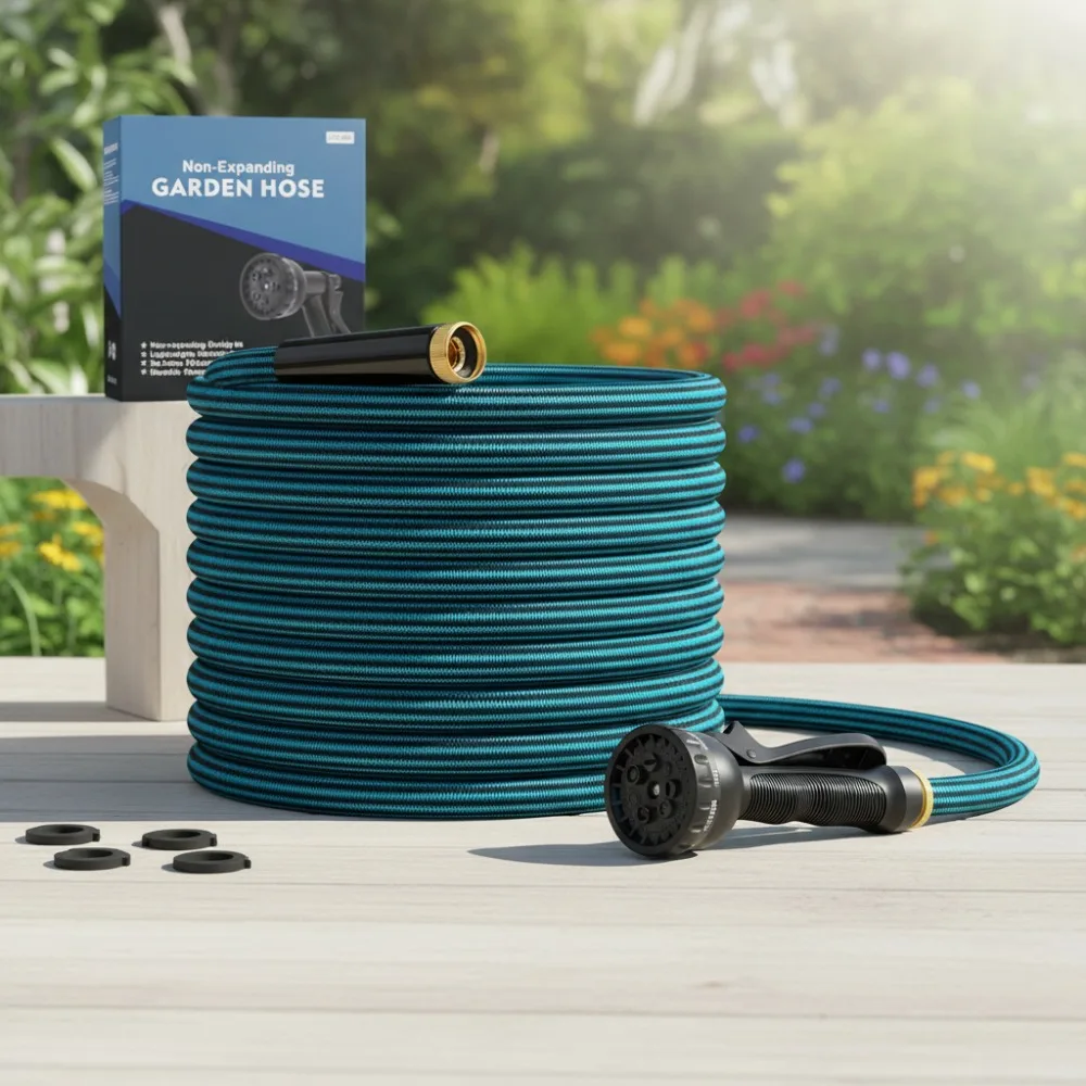 50ft Lightweight Garden Hose Kink-Free Flexible Durable for Lawn Yard Outdoor Marine
50ft Lightweight Garden Hose Kink-Free Flexible Durable for Lawn Yard Outdoor Marine