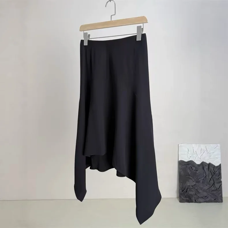 Юбка женская с высокой талией, асимметричным подолом, полуоблегающая, из ацетатного волокна, H-образного силуэта, весенняя коллекция
Юбка женская с высокой талией, асимметричным подолом, полуоблегающая, из ацетатного волокна, H-образного силуэта, весенняя коллекция