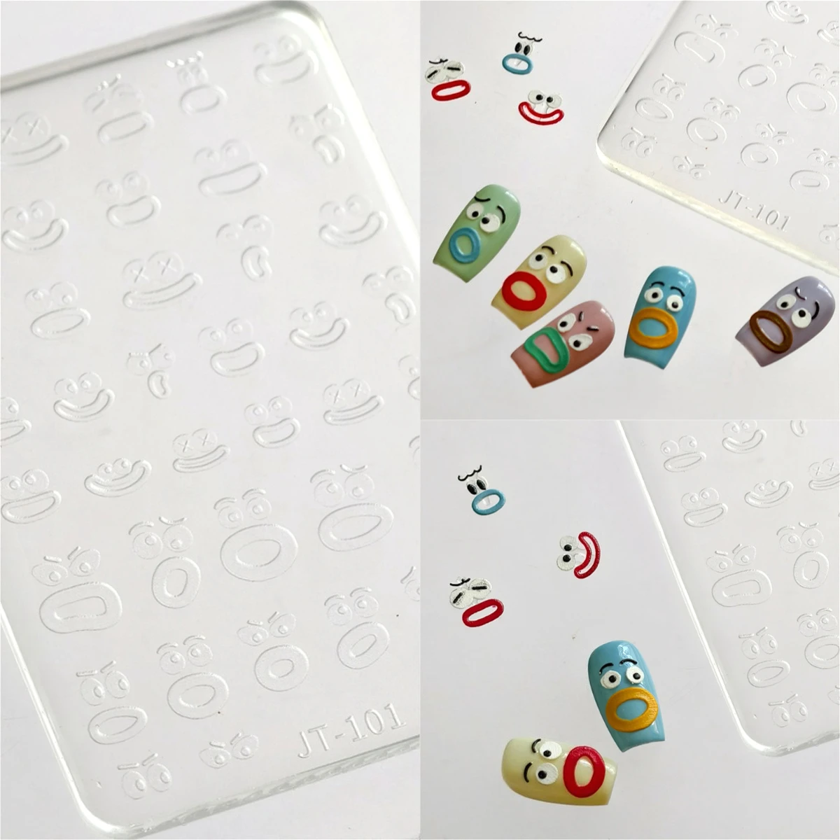 Lovely Cartoon Funny Expressions 3D Reliefs Silicone Nail Art Accessory Bowknot Flowers UV Gel Manicure Mold DIY Carving Mould
Lovely Cartoon Funny Expressions 3D Reliefs Silicone Nail Art Accessory Bowknot Flowers UV Gel Manicure Mold DIY Carving Mould